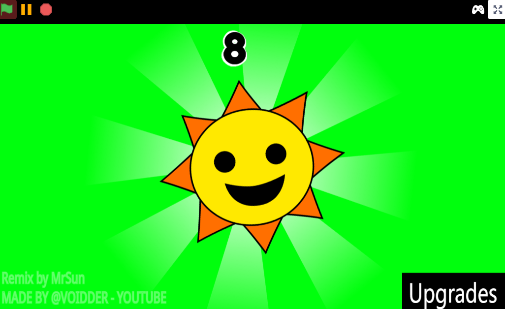 Fun Clicker But Its Sprunki Mr Sun